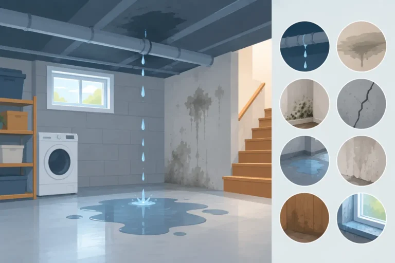 9 Basement Leak Signs You Should Not Ignore