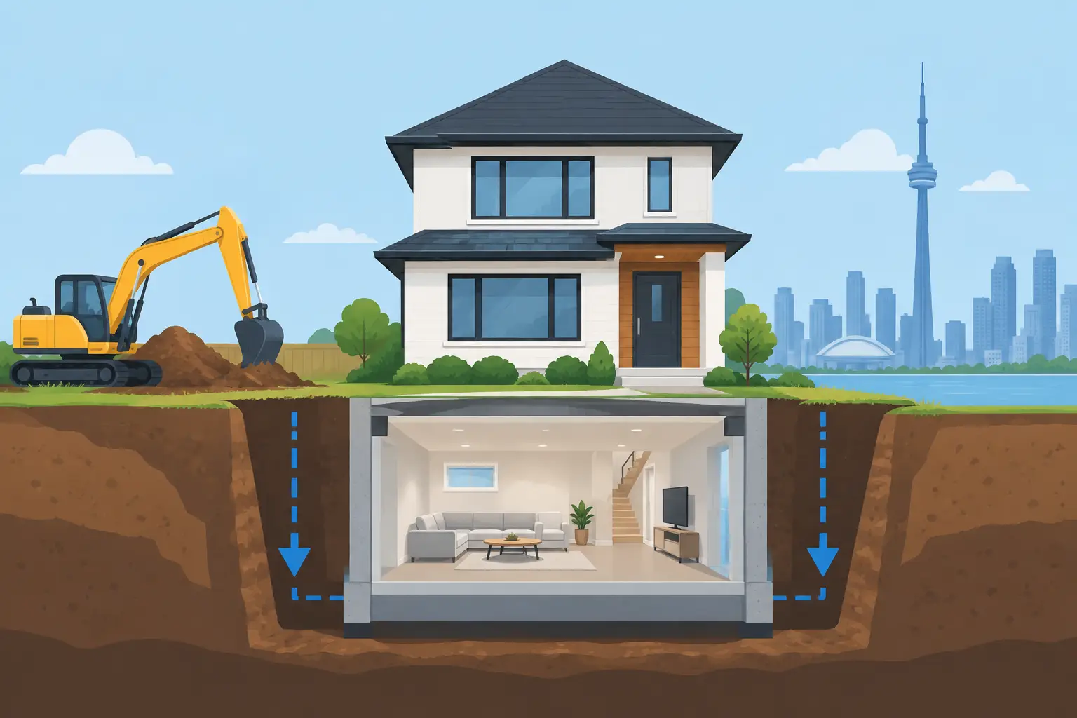 A Guide to Basement Lowering for GTA Homes