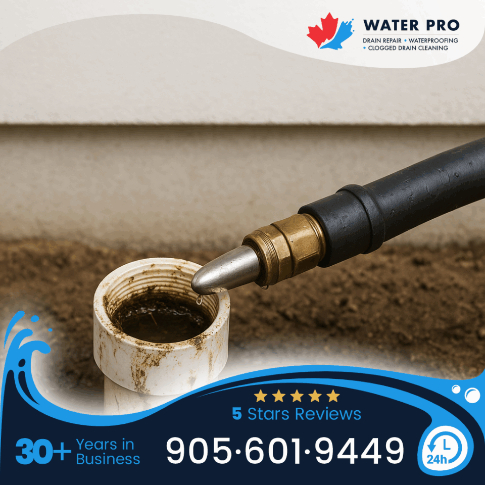 Hydro Jetting For Clear Drains In Toronto And GTA - Water Pro Master Corp