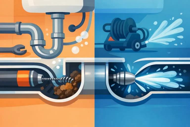 Drain Snaking Versus Hydro Jetting: Which Works?