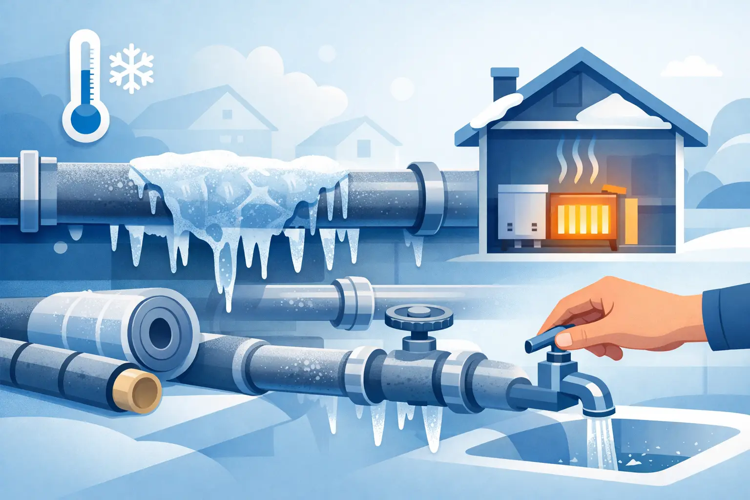 Frozen Pipes: What to Do Before They Burst