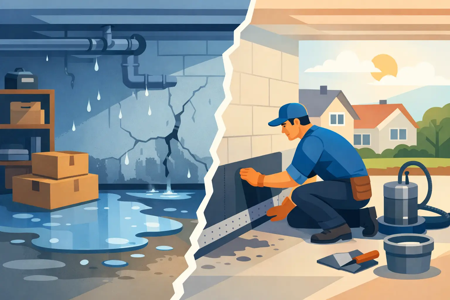 How to Fix a Wet Basement Before Damage Spreads