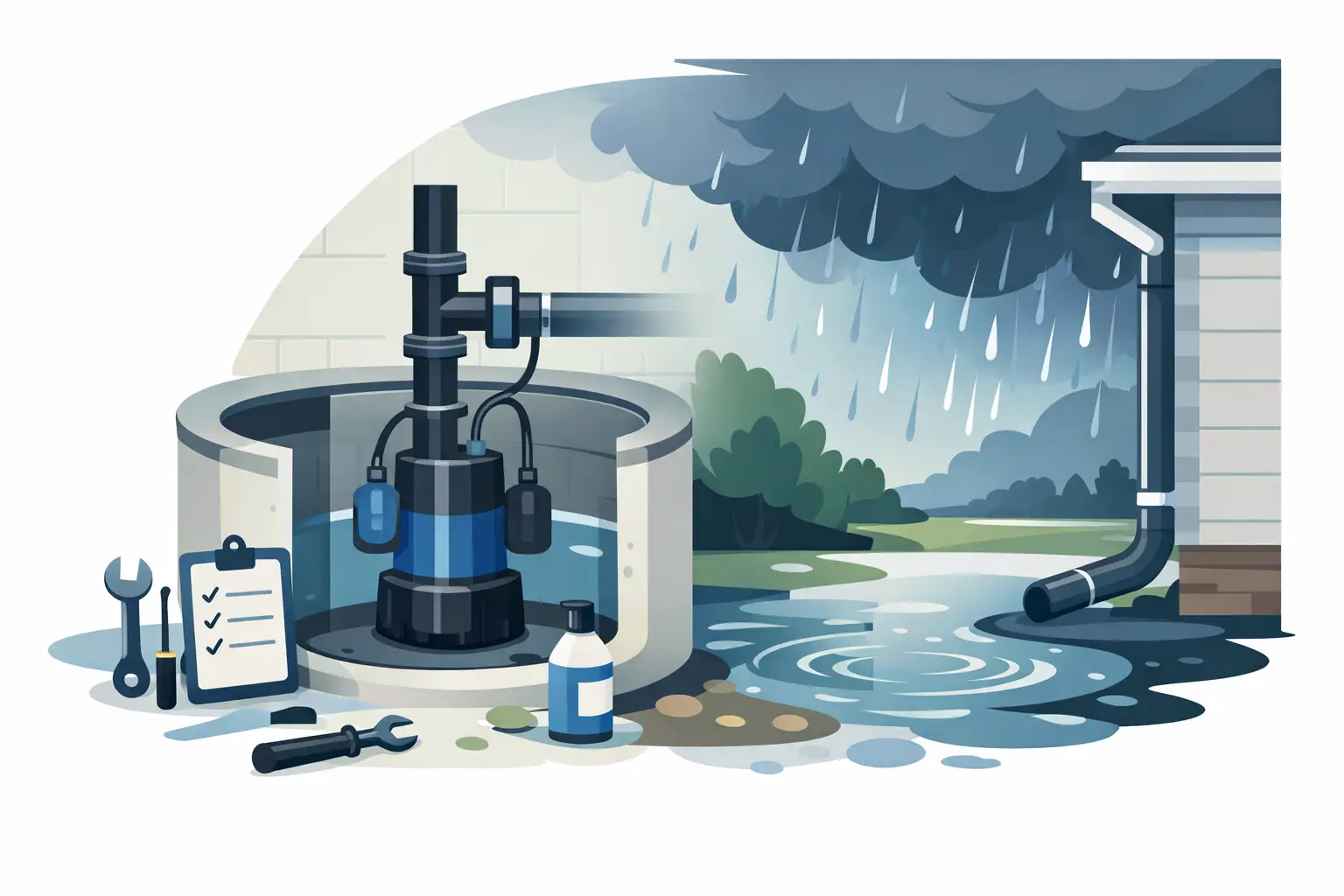 How to Maintain a Sump Pump Before Heavy Rain