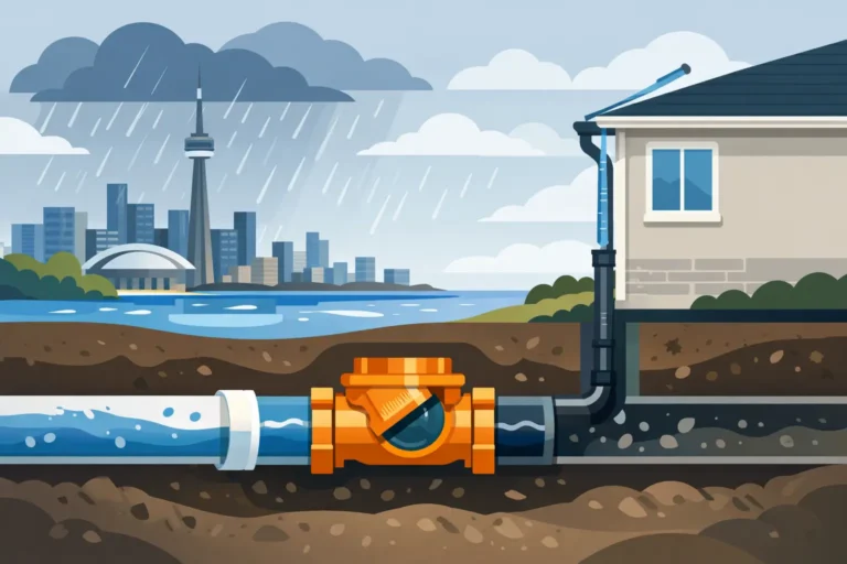 Install a Backwater Valve in Toronto Before Rain
