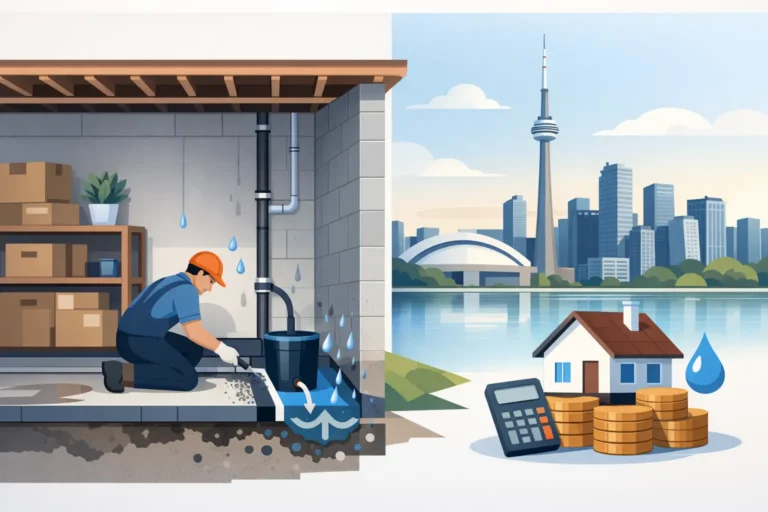Interior Basement Waterproofing Cost in Toronto
