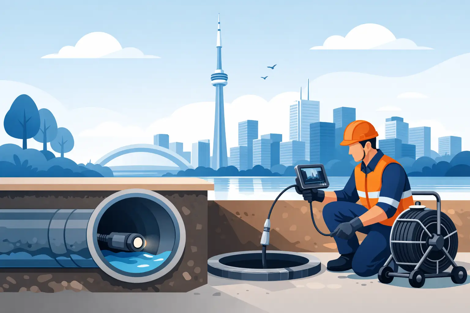 Sewer Camera Inspection Cost in Toronto Today
