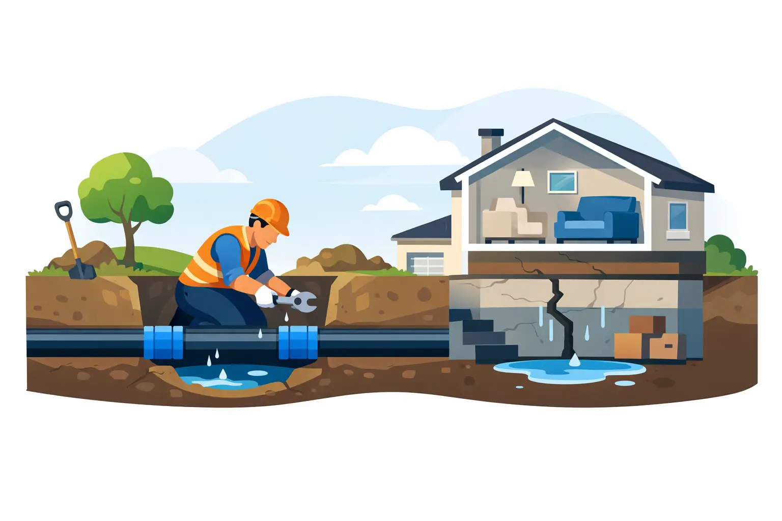 Waterline Repair Before a Leak Damages Your Home