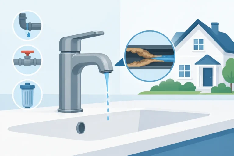 What Causes Low Water Pressure in Your Home?