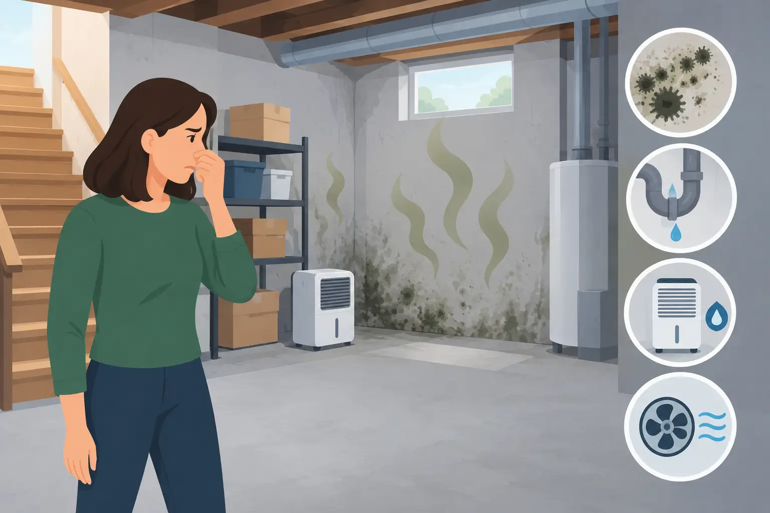 Why Does a Basement Smell Musty? Causes and Fixes