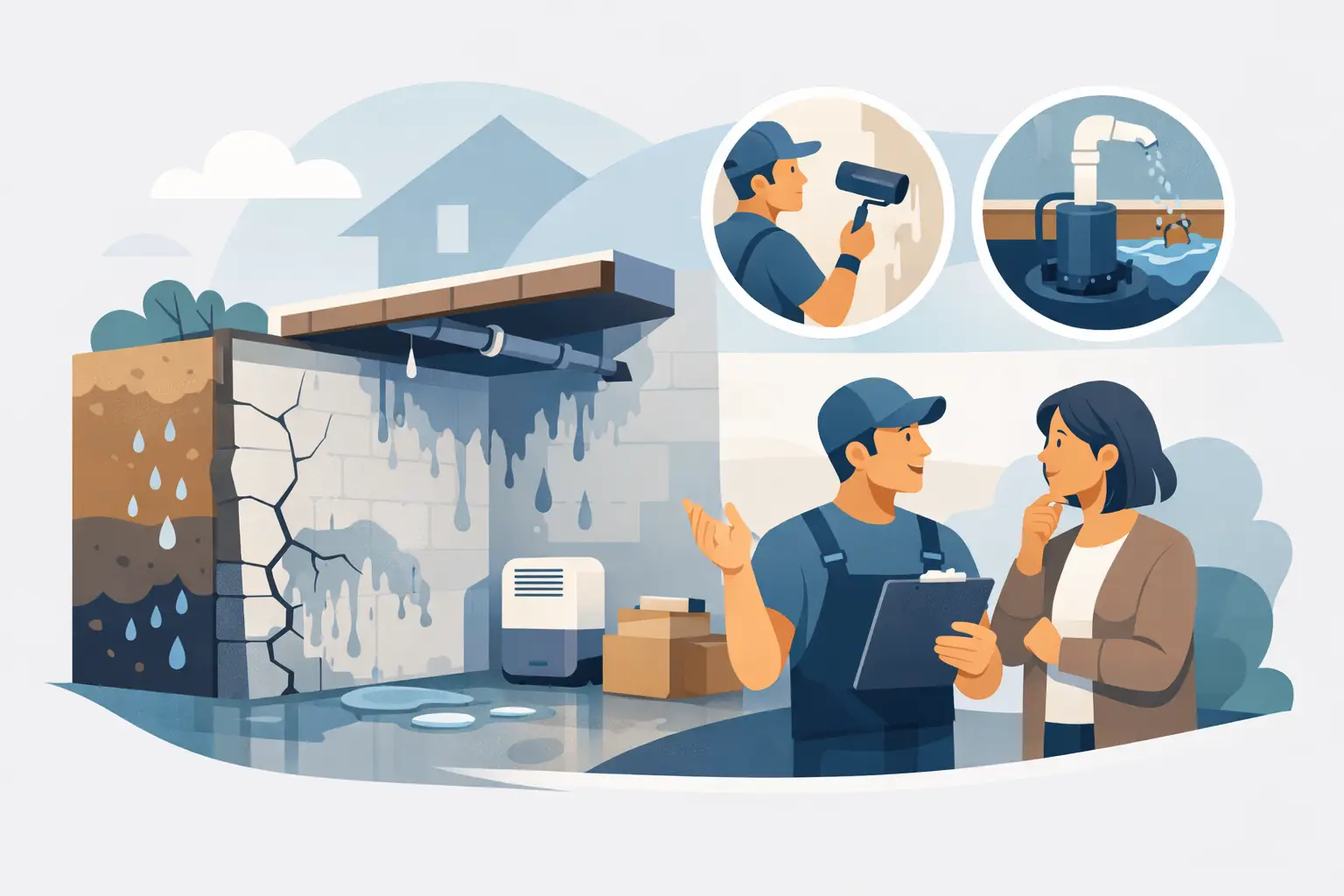 Why Is Basement Wall Damp? Causes and Fixes